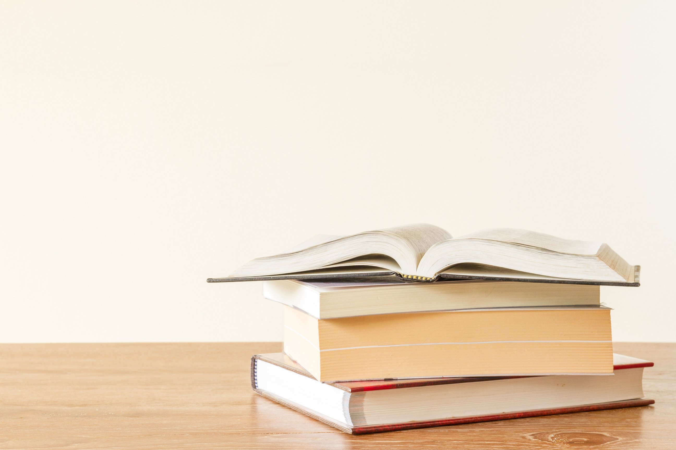 stack of books